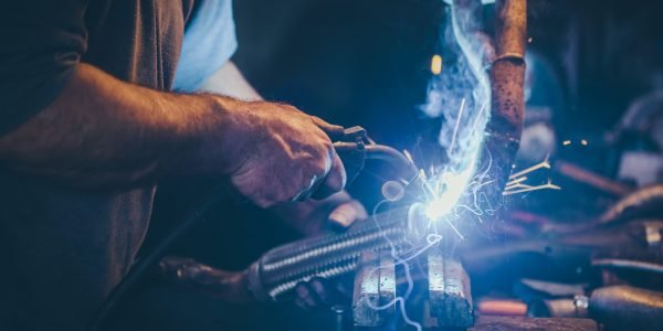 Craftsman weld steel.Retro filter, grain added.